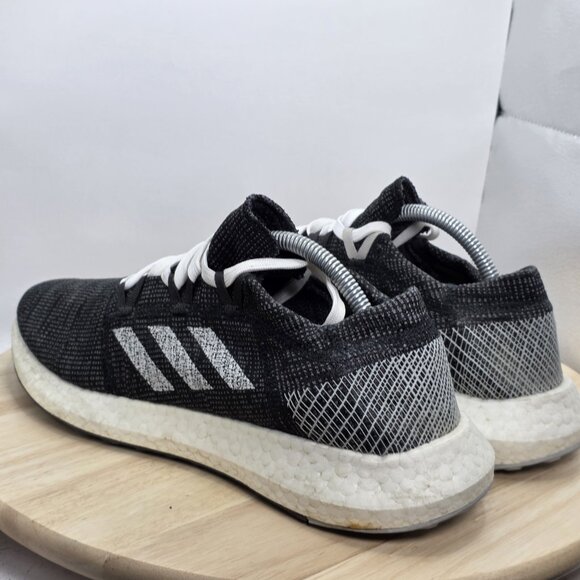Adidas Pureboost  Go Men's Size 11 Black White Running Sneakers Shoes B37803 - Picture 7 of 8